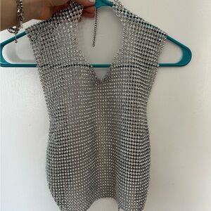 12th Tribe Rhinestone Top